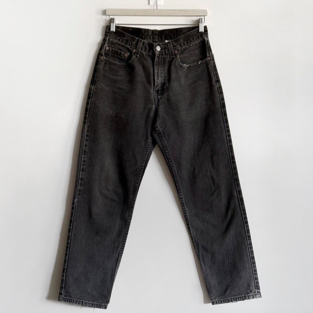 Levi's 550 Vintage Washed Black Jeans 30×29